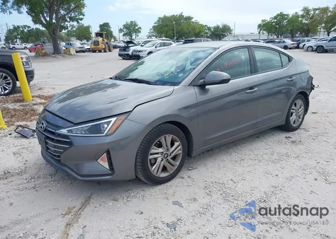 2020 Hyundai Elantra Sel z USA, uszkodzony, nr VIN 5NPD84LF0LH544040